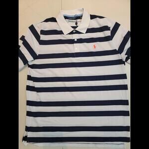 Vintage Polo Ralph Lauren Striped shirt  XL 1990s USA